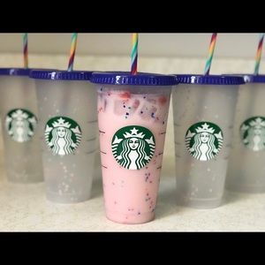 starbucks color changing confetti cold cup